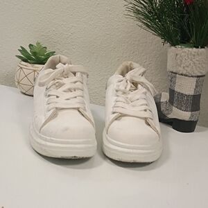 Classic White Kids Sneakers